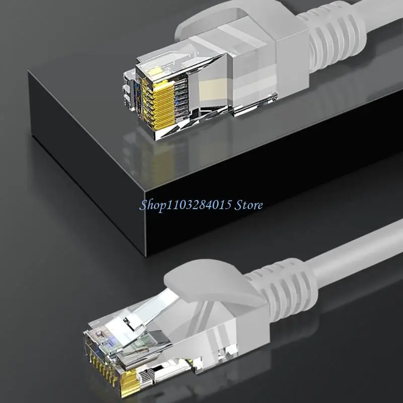 R6FF High Performances Cat6 Ethernet Cord for Home and Office Networking Needs for Efficient Data Transmission Needs