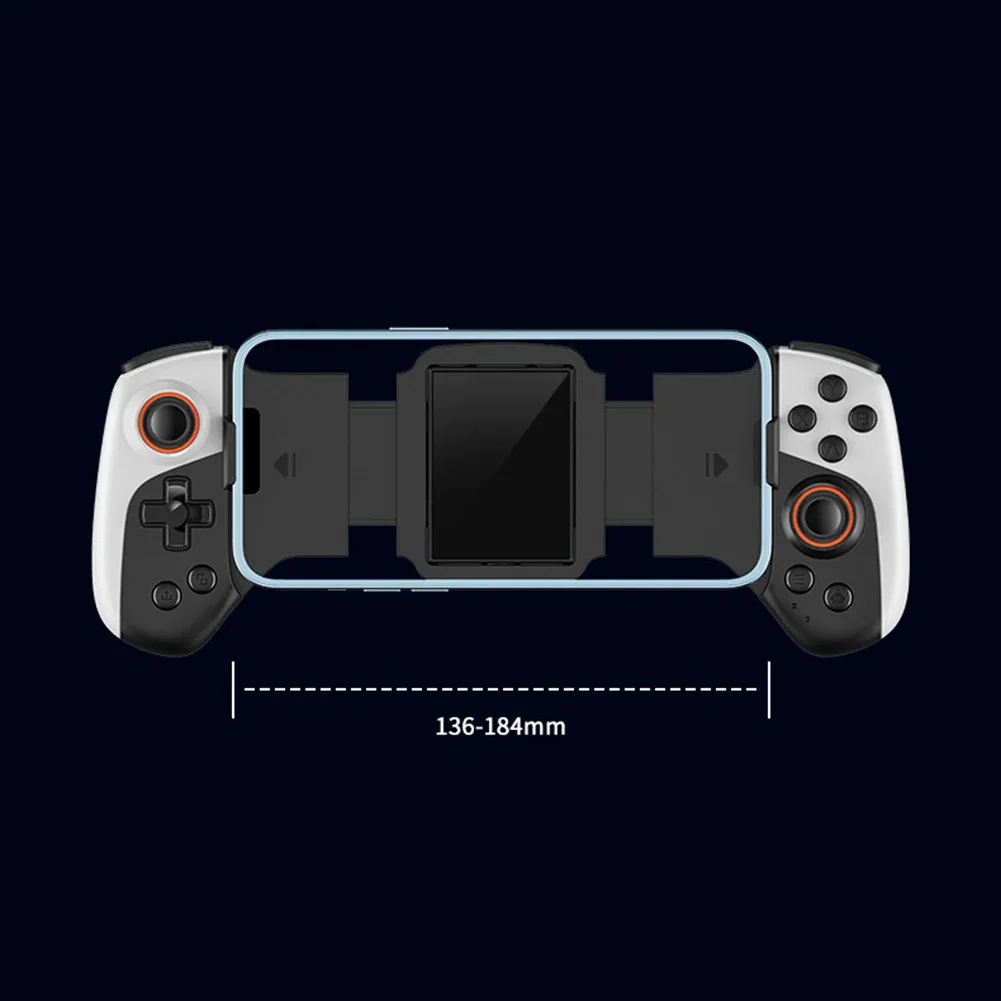 JK02 Stretching Games Controller Semiconductor Radiator LED Lighting Gamepad Joysticks Compatible For Android Switch IOS System