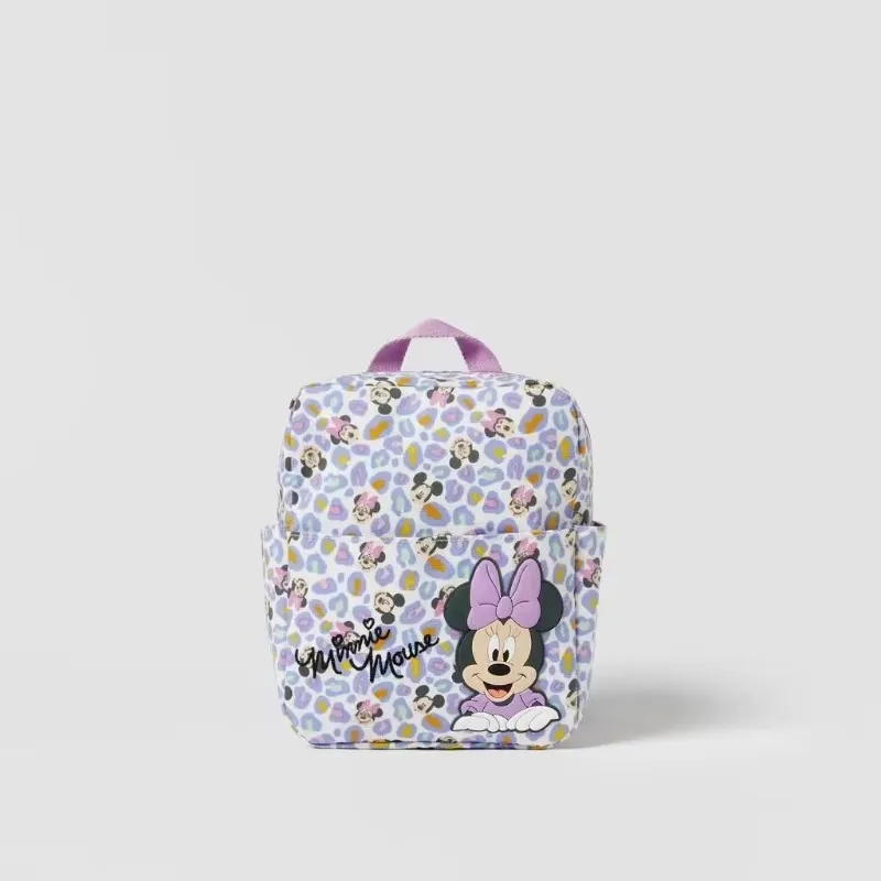 Disney novo dos desenhos animados mickey bonito mochila feminina minnie lona saco de escola moda grande capacidade mochila meninas