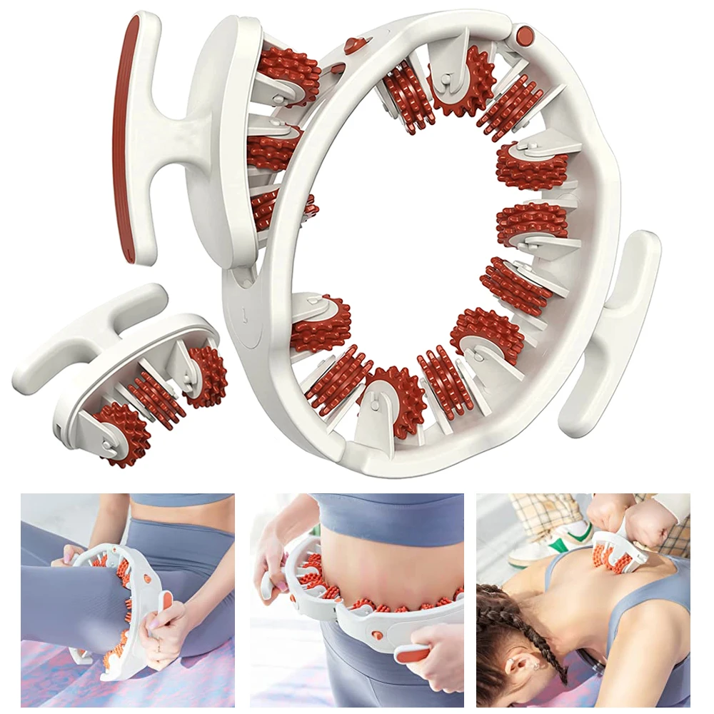 

Anti-Cellulite Massager Manual Muscle Massager Roller for Neck Shoulder Back Arm Leg Relieve Muscle Soreness & Body Shaping