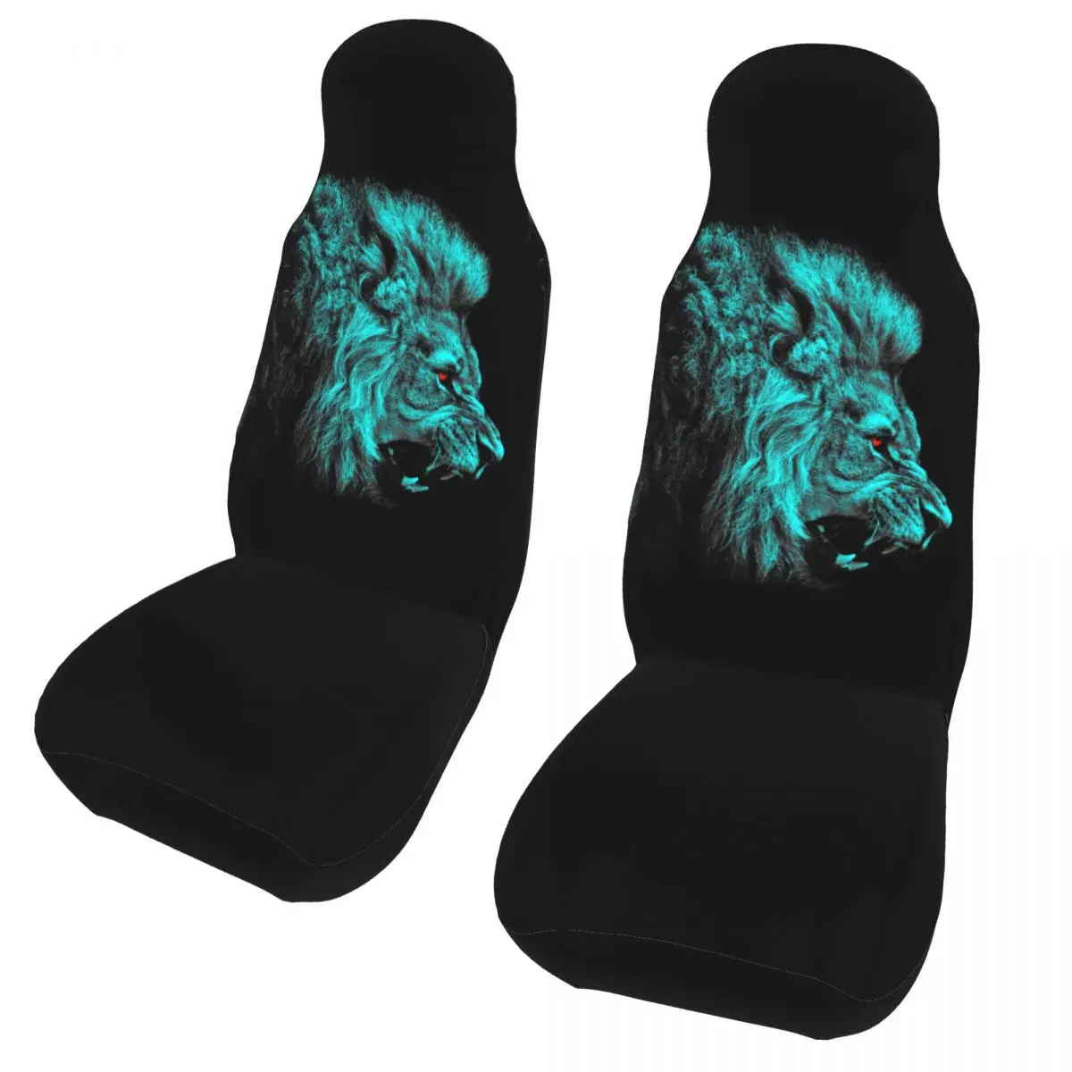 Lion Animals Wildlife Universal Car Seat Cover Auto Interior Suitable All Kinds Models Car Seats Covers Polyester Seat Protector