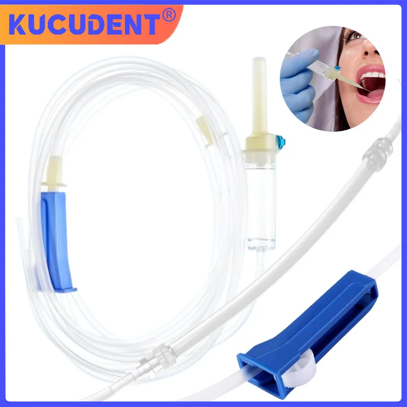 

1 Pc Professional Dental Flushing Pipe Disposable Transparent Surgical Tubing for Implant Irrigation NSK Compatible