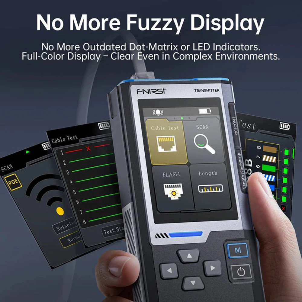 FNIRSI® LPM-10A Multifunctional Network Cable Tracker Intelligent
