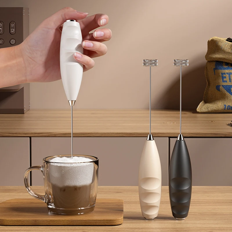 電動ミルク泡立て器ハンドヘルド電動ミキサーラテコーヒーチョコレート卵ビーター電動ミキサー家庭用コーヒーツール電動