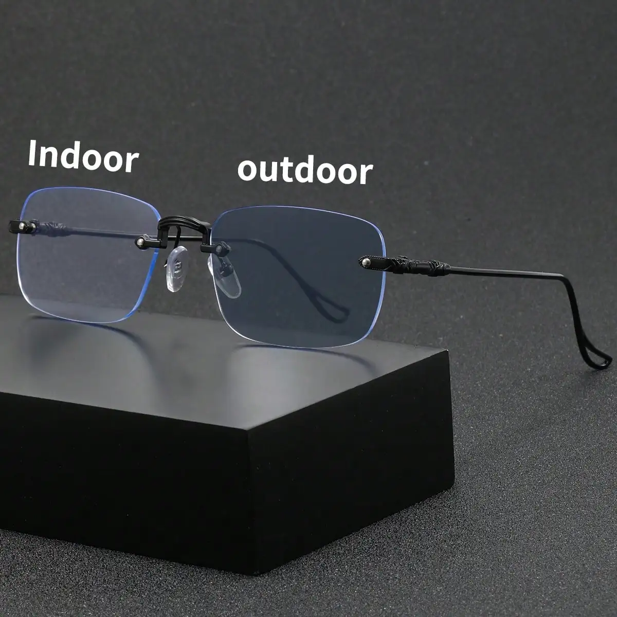 1pc Unisex Light-Sensitive Blue Light Blocking Glasses, Suitable For Smartphones, Computers, Outdoor Glasses For Summer Beach Vacation,Outdoor,Travel
