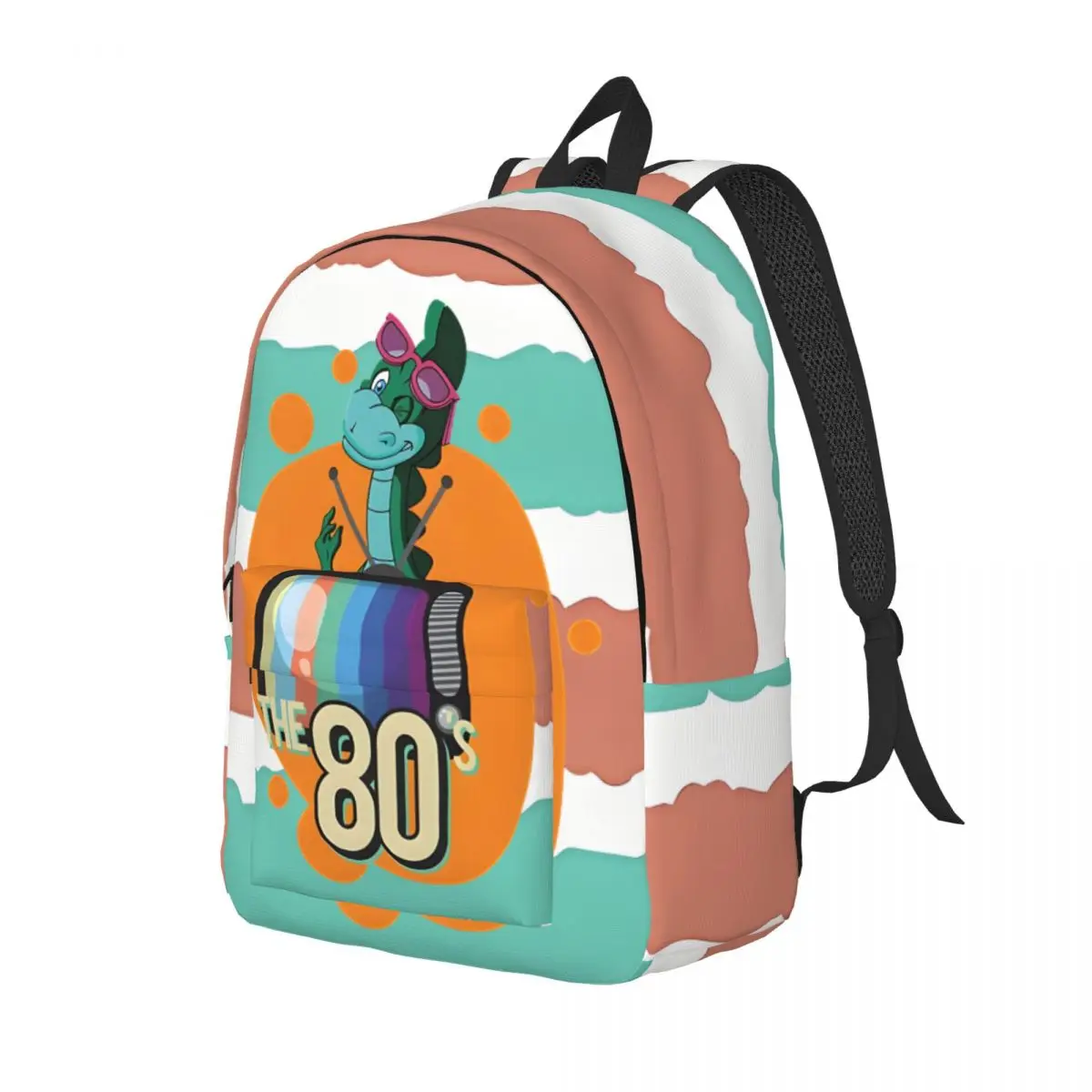 Weekend Picnic Orange Wind Retro Washable Kawaii Denver the last dinosaur Daypack For Women Rucksack Birthday Gift