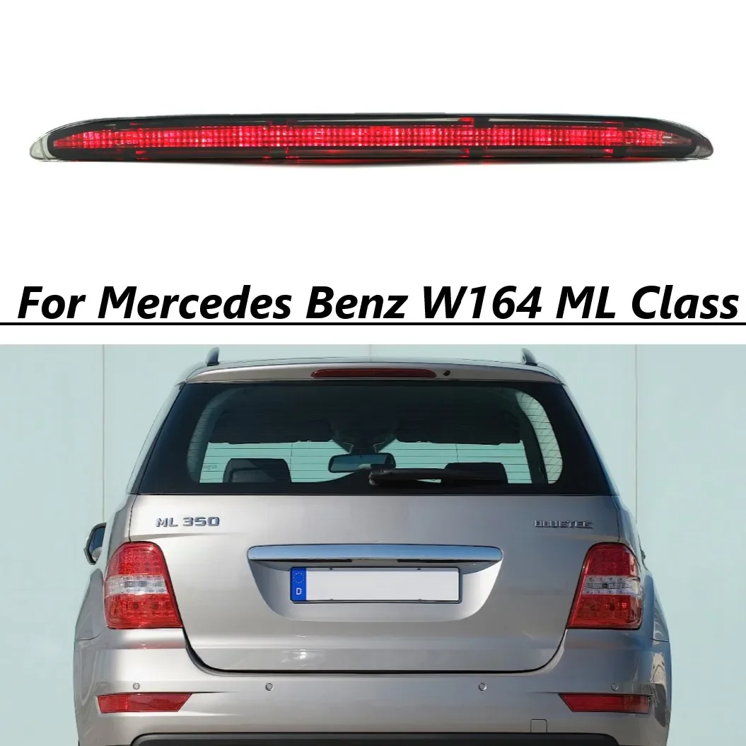 Car 3RD Third Brake Light Rear Tail Stop Lamp For Mercedes Benz W164 ML Class ML320 ML350 ML500 ML550 ML63AMG 05-11 Black Lens