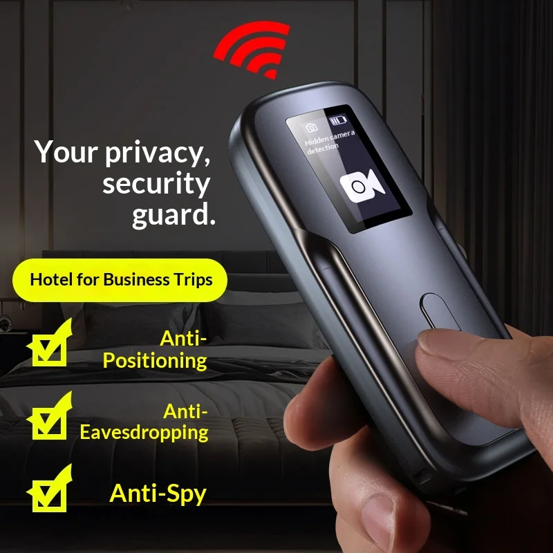 New Display Screen Anti peeping Wireless Signal Detector Hotel Anti Stealing Photography and Anti Stealing