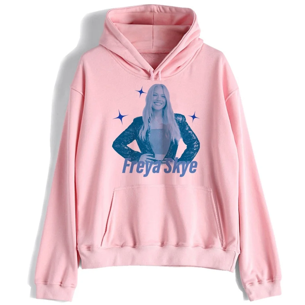 Freya Skye hoodie sweatshirt cartoon hoodie goth hoodie long coat japanese anime Sport Coat