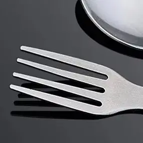 2-in-1 Fork Dessert Spoon Cutlery Set For Outdoor Camping And Picnics Portable Durable Stainless Steel Mini Fork Spoon