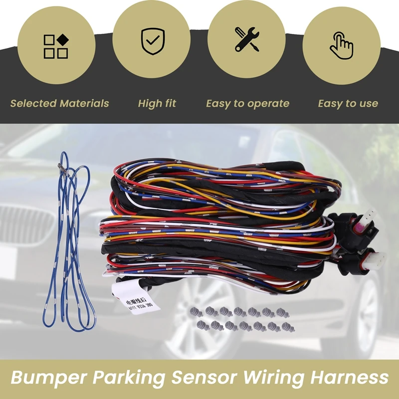 61119336380 Rear Bumper Parking Sensor Wiring Harness Park Assist Sensor Cable For BMW F10 F01 F02 520I 530I 740I