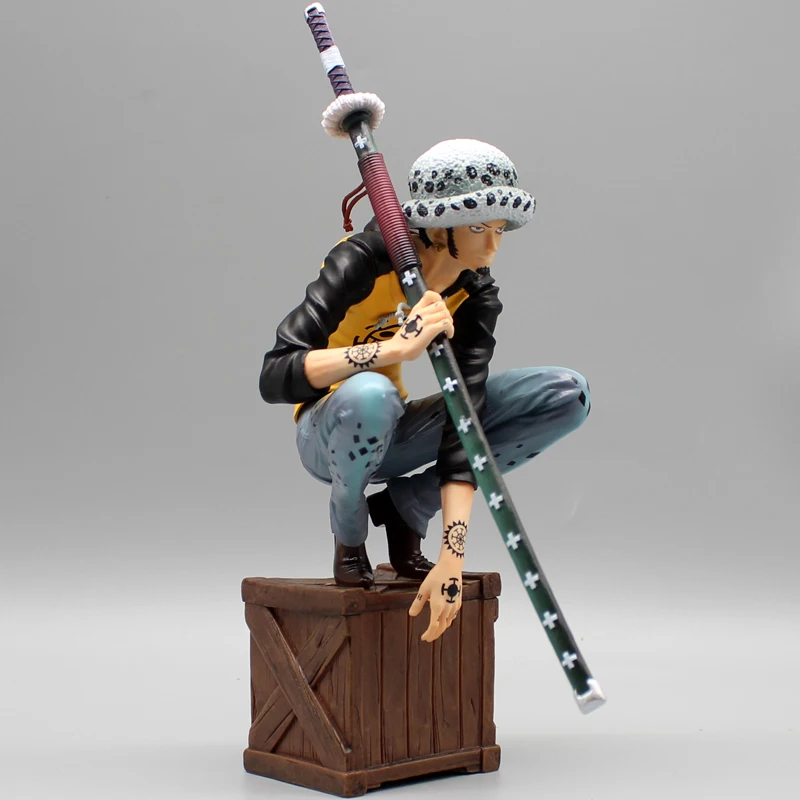 Figurines d'anime ONE PIECE Trafalgar D. Figurines d'action de la loi de l'eau, pays Wano, une pièce, modèle en PVC, jouets de collection, beurre, cadeaux, 21cm