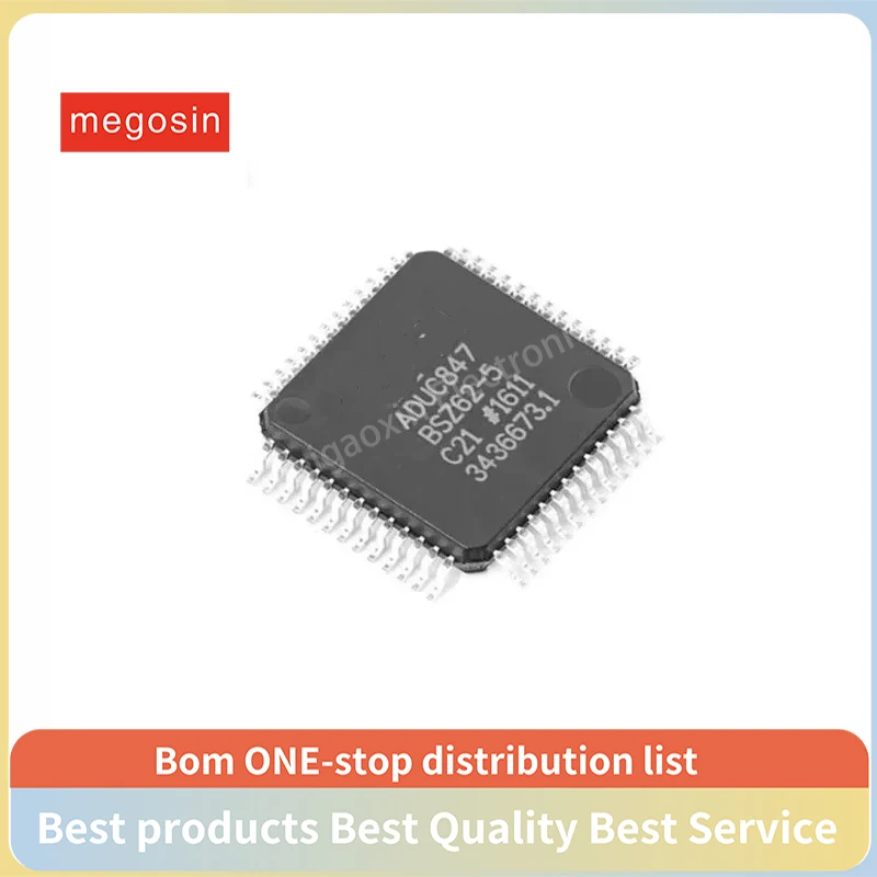 1pcs/lot ADUC845BSZ62-5 ADUC845BSZ62 ADUC845 MQFP52 16 bit microprocessor ADC converter chip in stock