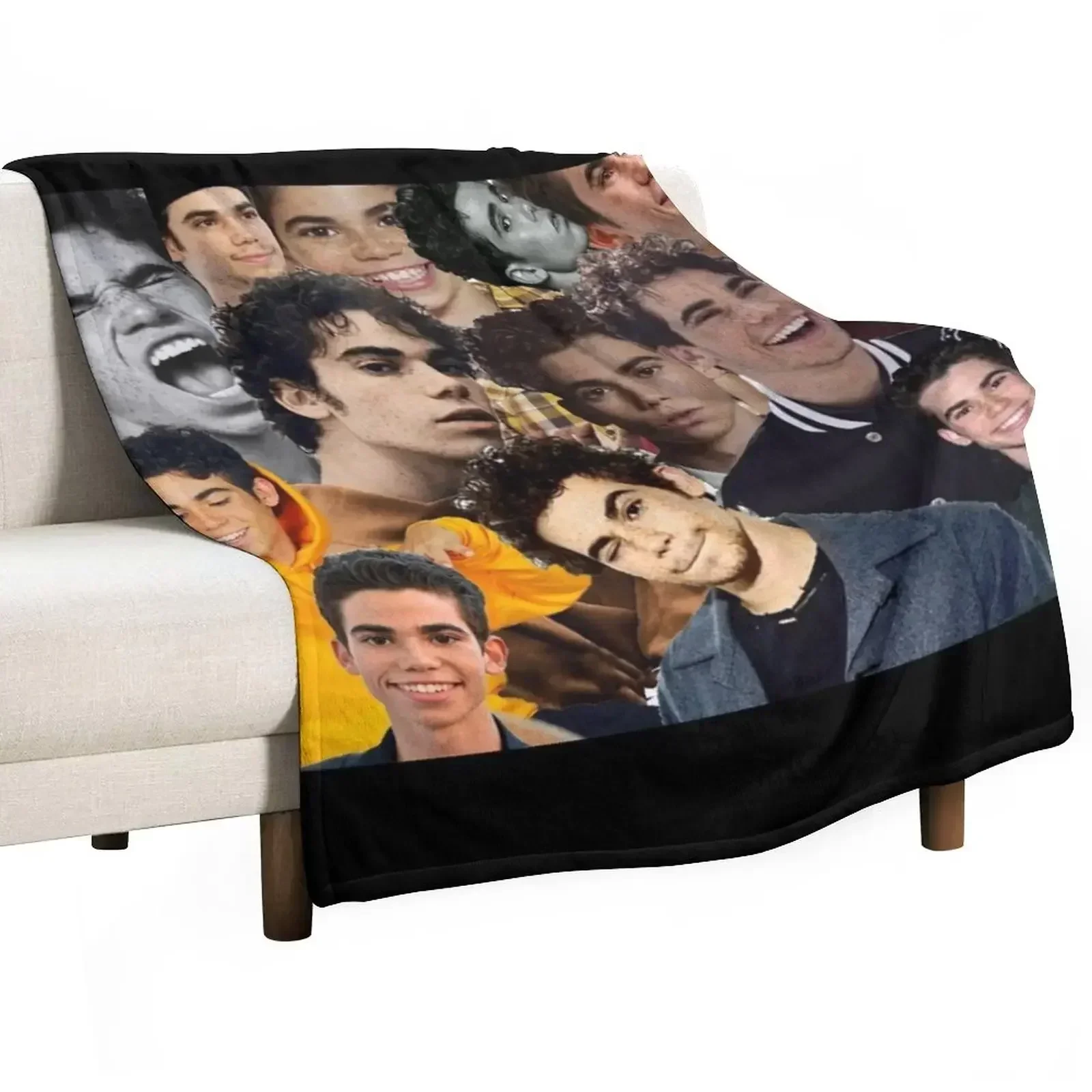 

Cameron boyce collage design 2019 Throw Blanket Flannel Sofas sofa bed Thins Blankets