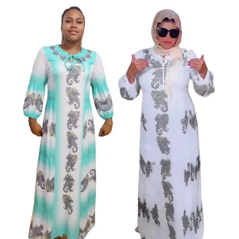 

Африканские вечерние платья больших размеров 2024, новая мода, Дашики, Анкара, свадебное вечернее платье, элегантное мусульманское платье макси