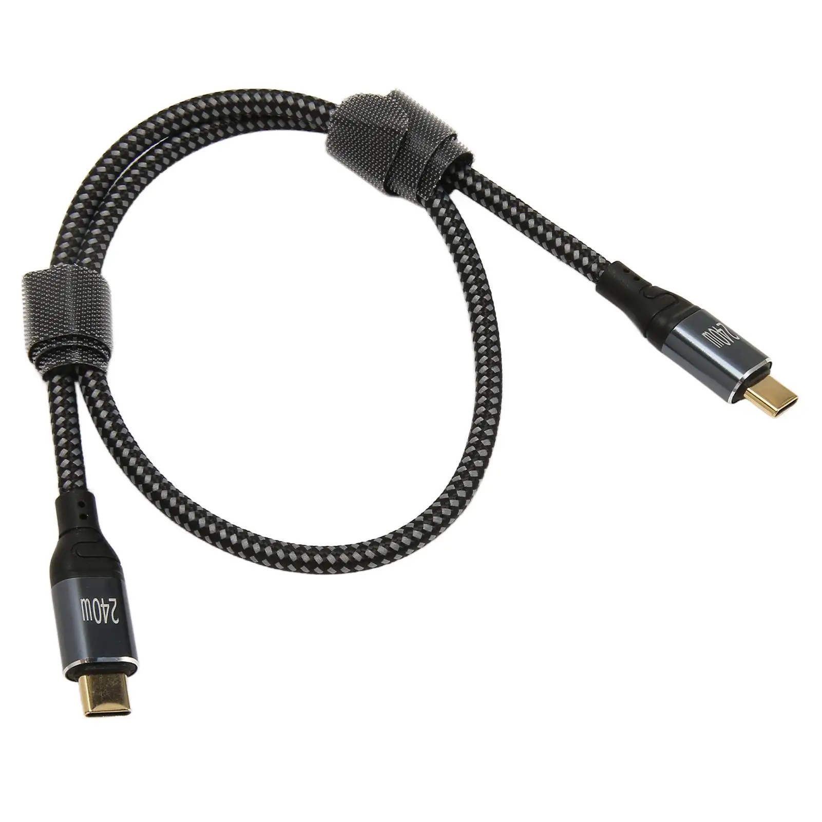 

USB C Charging Cable 480Mbps Data Transfer Type C to Type C Male to Male 1.6ft E Chip PD240W Compatible with for pc Phone