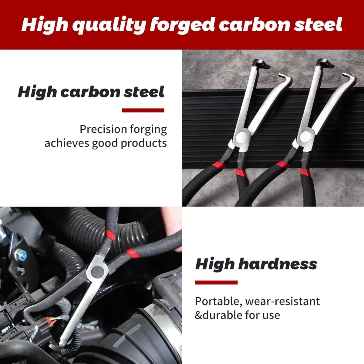 Automotive Repair Tools Electrical Disconnect Pliers Fuel Line Wire Removal Plier Oil Pipe Separate Plier Uses For Cars 2