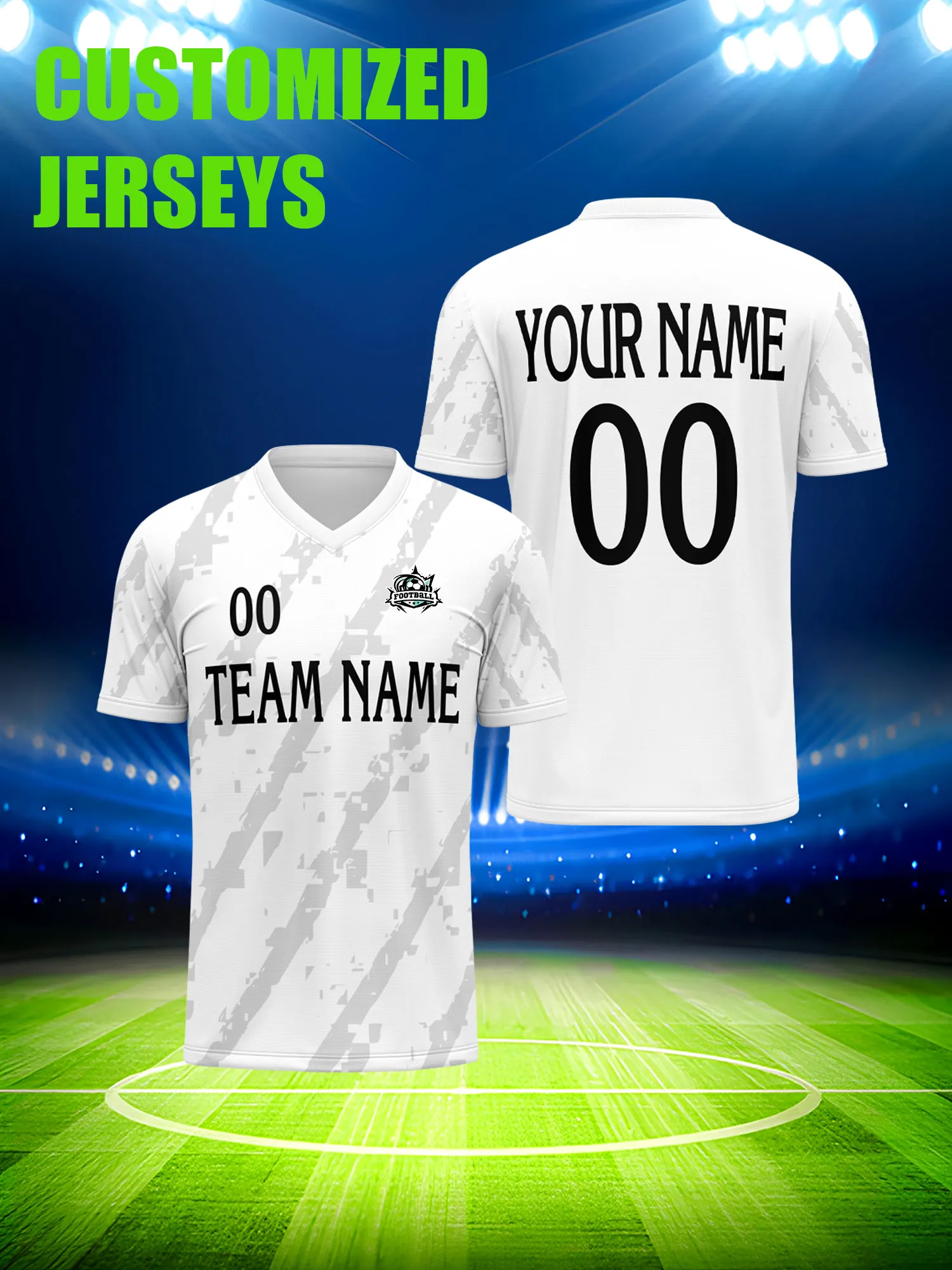 

Футбольная форма на заказ с индивидуальным изображением, номером и именем, премиум-качество, прочная, высококачественная фанатская экипировка