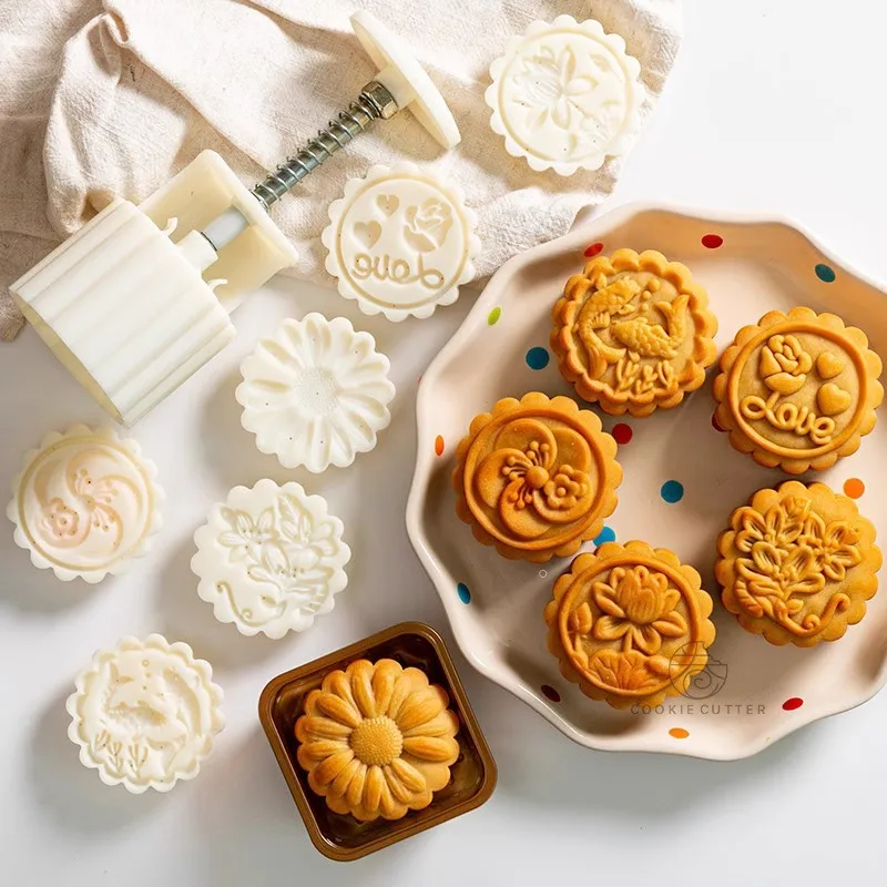 

6 шт./набор, пресс-формы для выпечки, 75 г