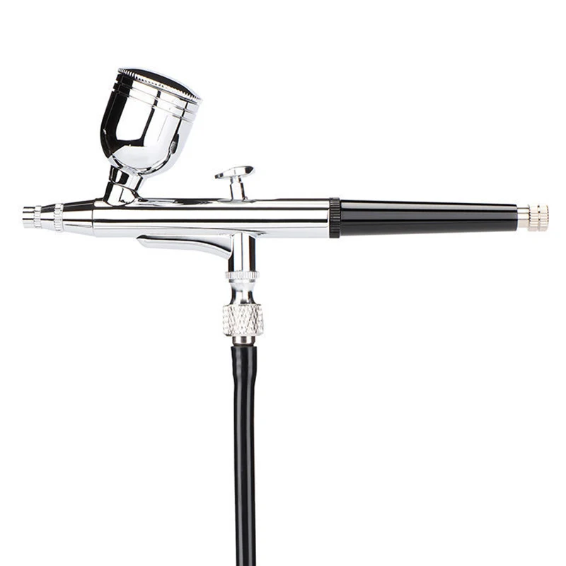 Airbrush Compressor Kit Air Pump for Model Painting Nail Art Furniture Multi-Function Model Spray Gun Set with 0.3mm Nozzle