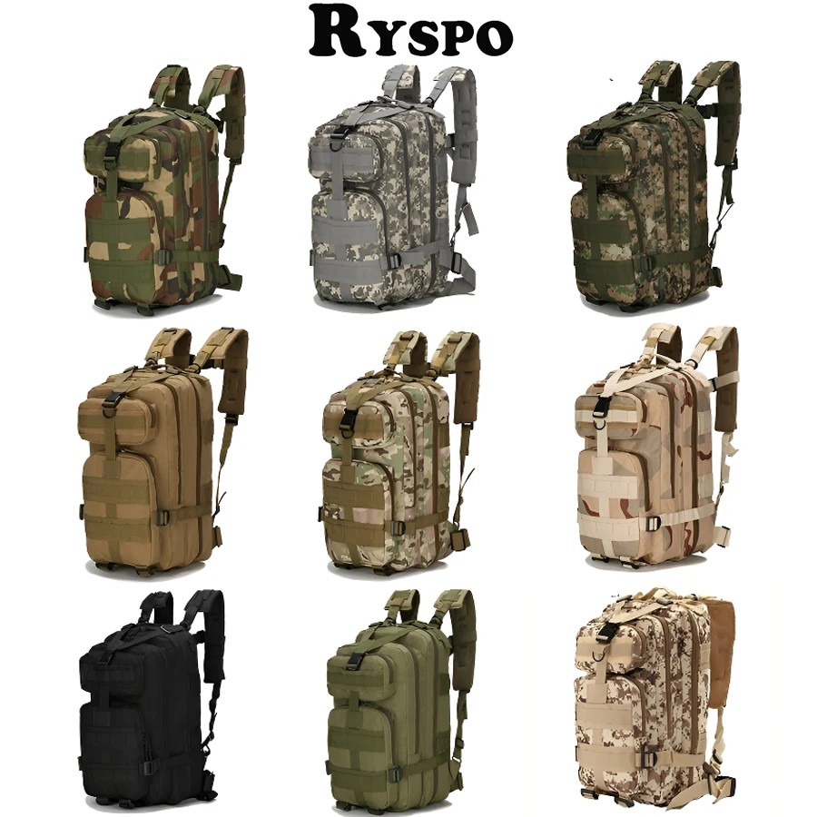 Sacs à dos en nylon 1000D pour hommes et femmes, sacs à dos d\'extérieur, randonnée, camping, pêche, chasse, trekking, 30L, 40L