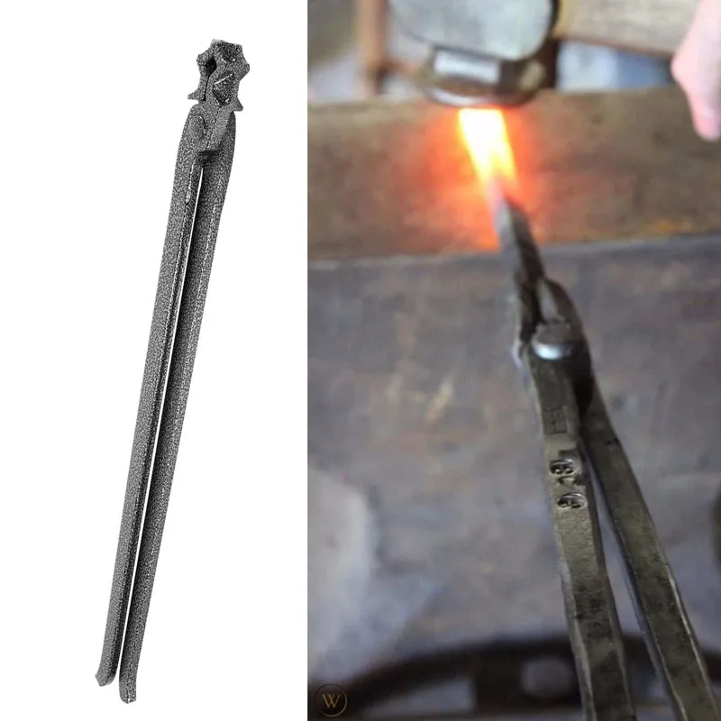 

Blacksmith V-образные щипцы подходят для 1/2 "круглых и квадратных стоков, наковальни, тиски, кузнечные щипцы (17 дюймов, сталь)