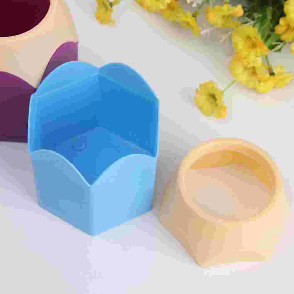 

Pencil Shaped Pen Small Pencil Holders Vase Pencil Pot Cute Pen Cup Colorful Pencil Makeup Brush Storage Organizer Home Office