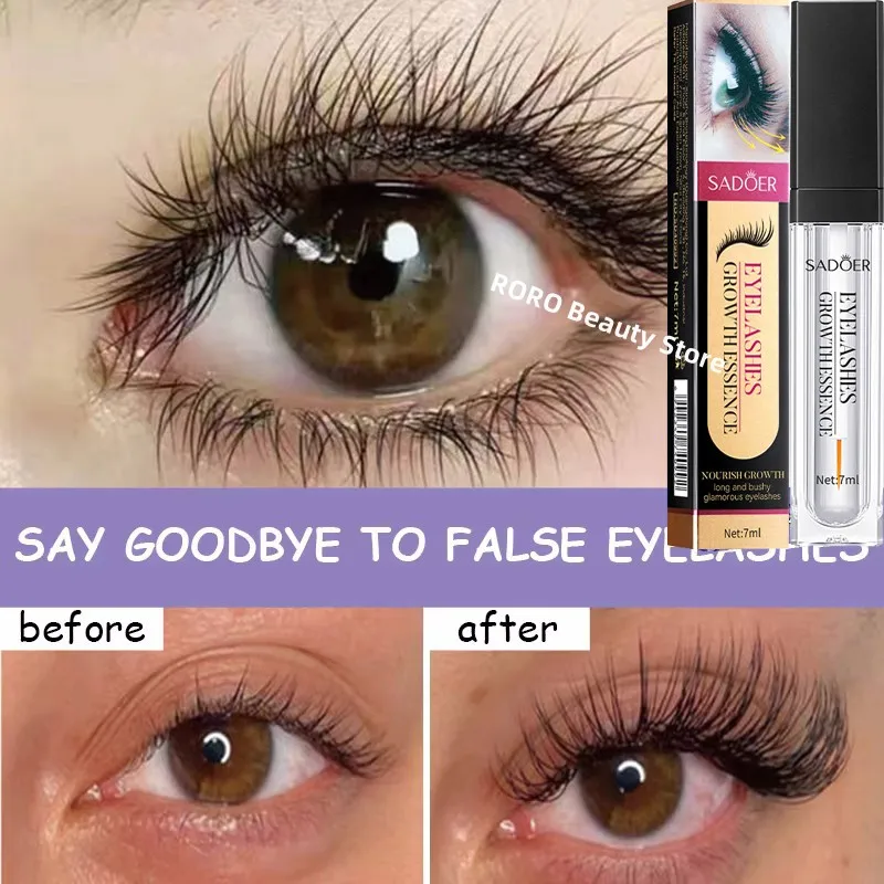 Fast Eyelash Growth Serum 7 Days Lashes Eyebrow Enhancer Product Longer Fuller Thicker Extension Treatment Lash Lift Care Makeup