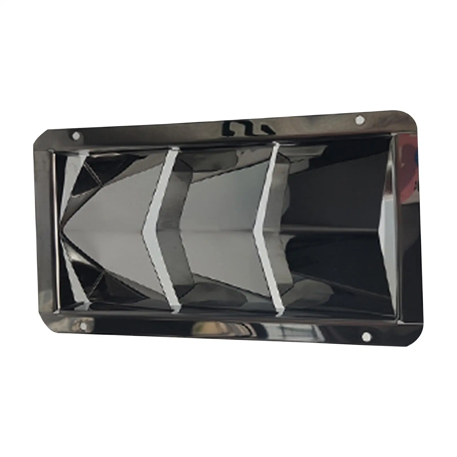 Stainless Steel Louvered Vent Rust Proof Flush Mount Vent Cover Ventilation Cover for Marines Boats Kayaks Yachts Ships