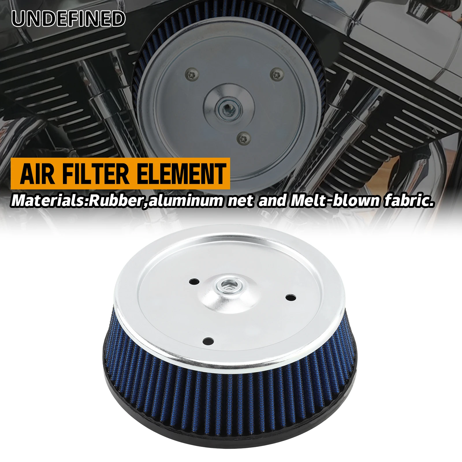 HD-0800 Air Filter Replacement for Harley Sportster XL Touring Electra Road Glide Road King Softail Fat Boy Dyna 29442-99A/B/C/D