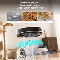 LEFANT M3L Robot Vacuum Cleaner, 12000 Pa Suction 220 min Battery, All-in-one Base Station,DToF Navigation, Double Rotary Cloth 4