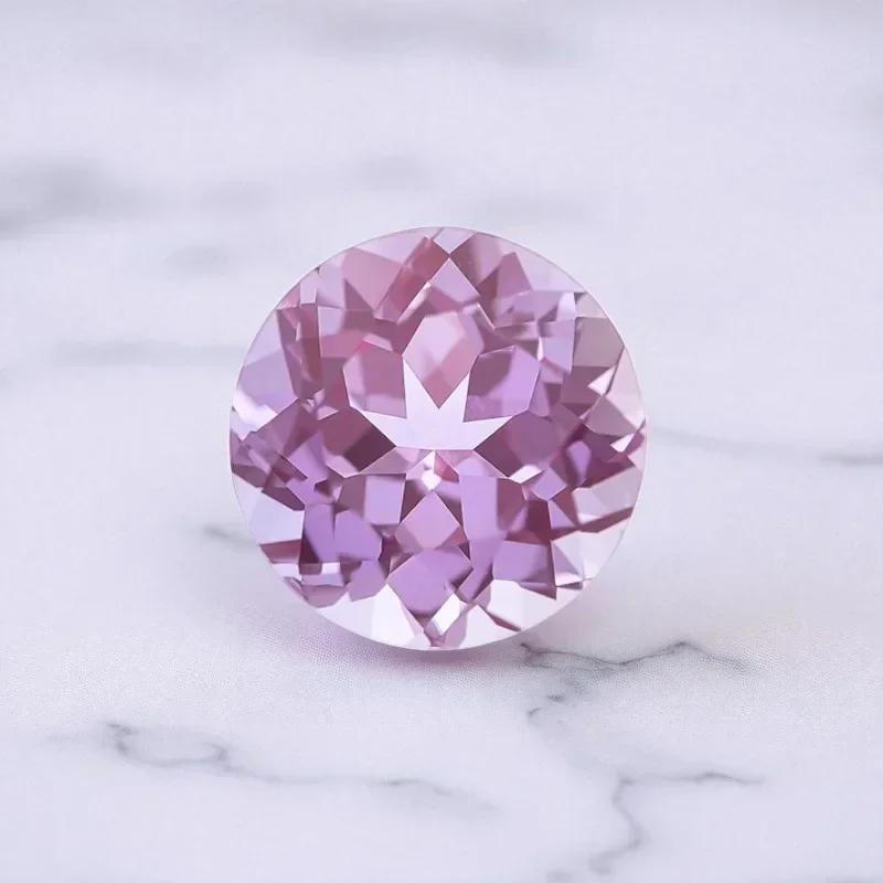 

Top Lab Grown Alexandrite Change Color Stone Round Shape Charms Beads For DIY Jewelry Making Materials Selectable AGL Certificat