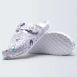 Women's Clog Slip On Shoes Work Doctor Nursing Shoes Indoor Beach Slipers