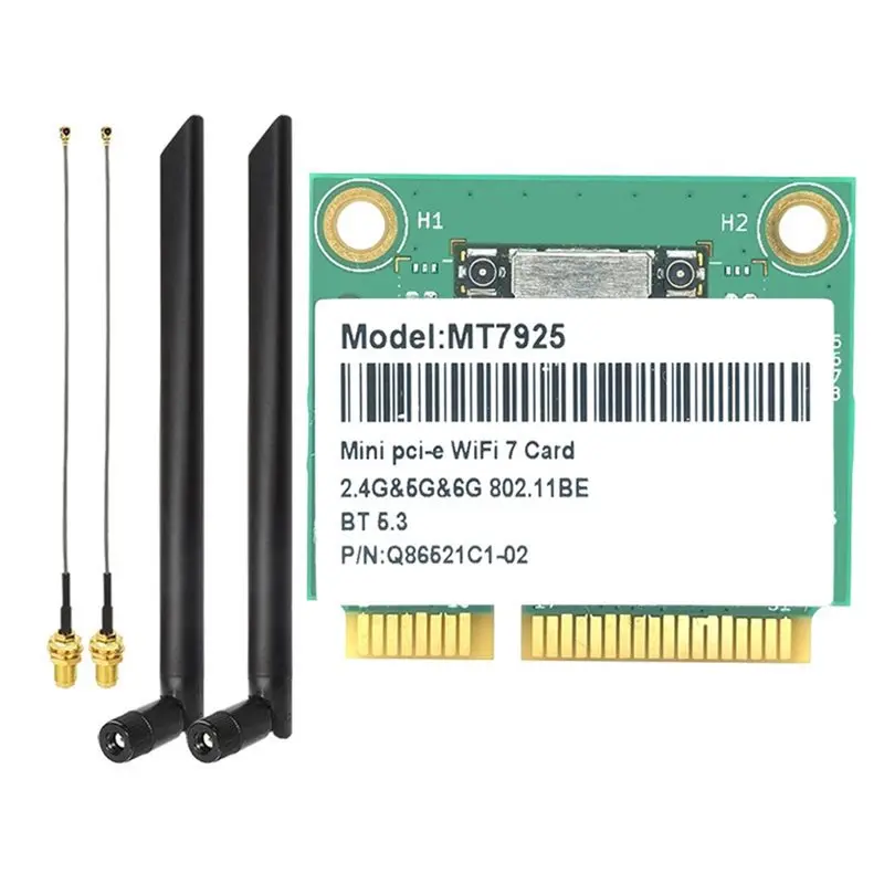 a01e-mt7925-wifi-7-network-card-5400mbps-bluetooth-53-tri-band-24g-5g-6g-wifi-adapter-mini-pcie-wireless-card-8db-antenna