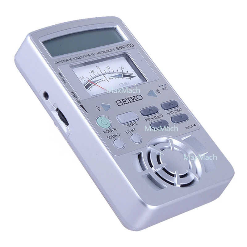 SEIKO Japan Professional SMP100 موالف لوني ومقياس تناظري للمسرع وصوت عالٍ