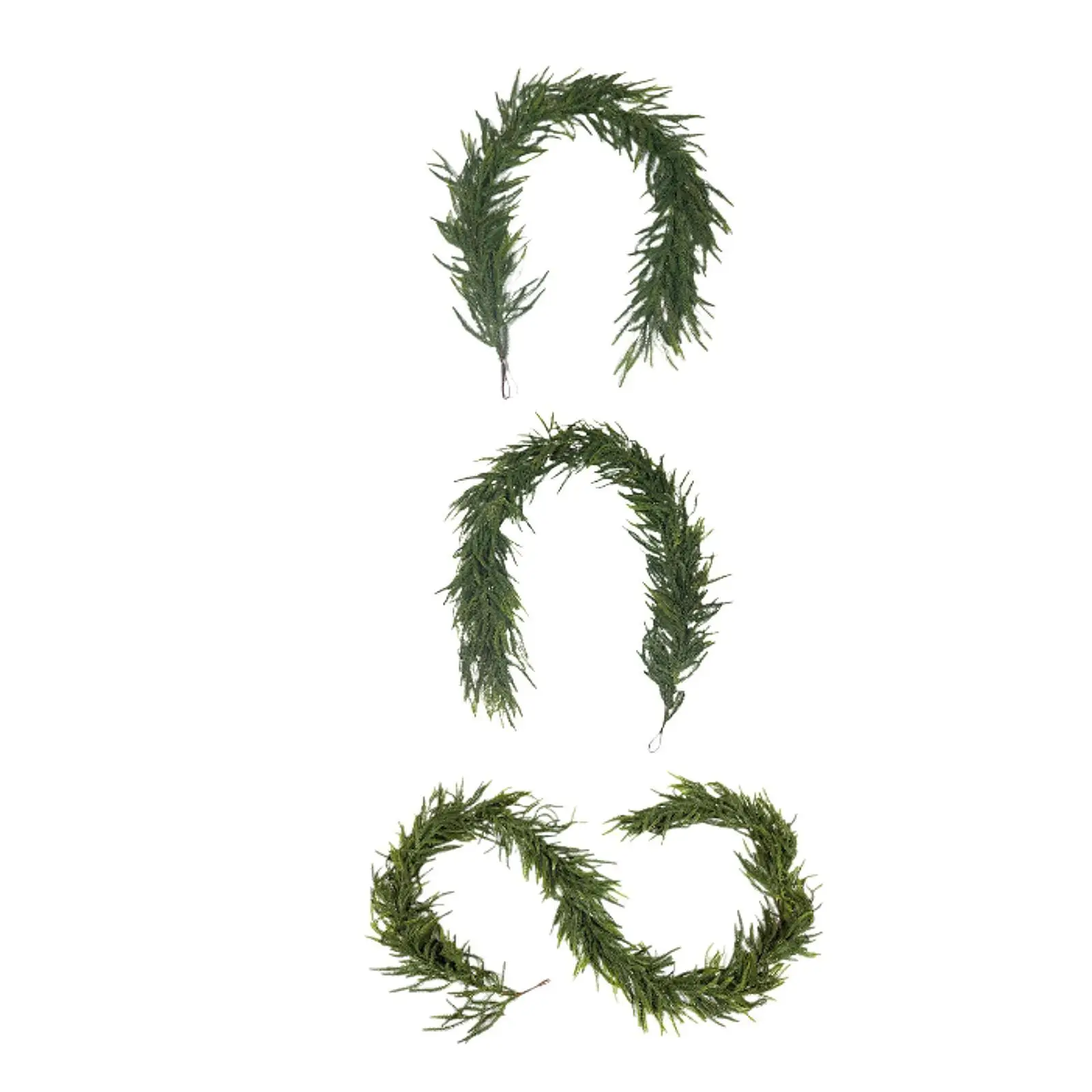 Norfolk Pine Christmas Garland Rustic Decorative for Railing Festival Wall