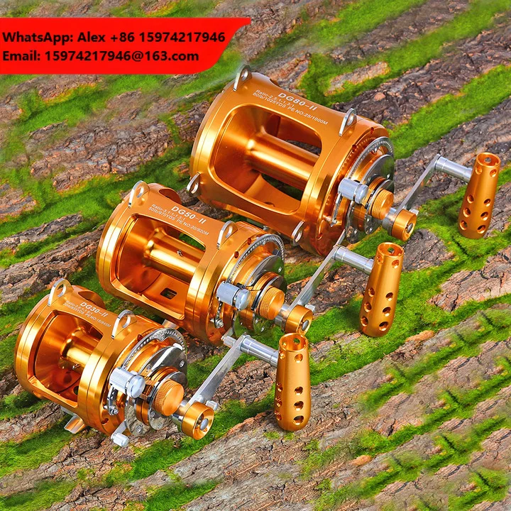 Horizon Max Drag 45KG Trolling Reel Full Metal Sea Fishing Reels Big Game Carretes De Pesca Jigging Reel