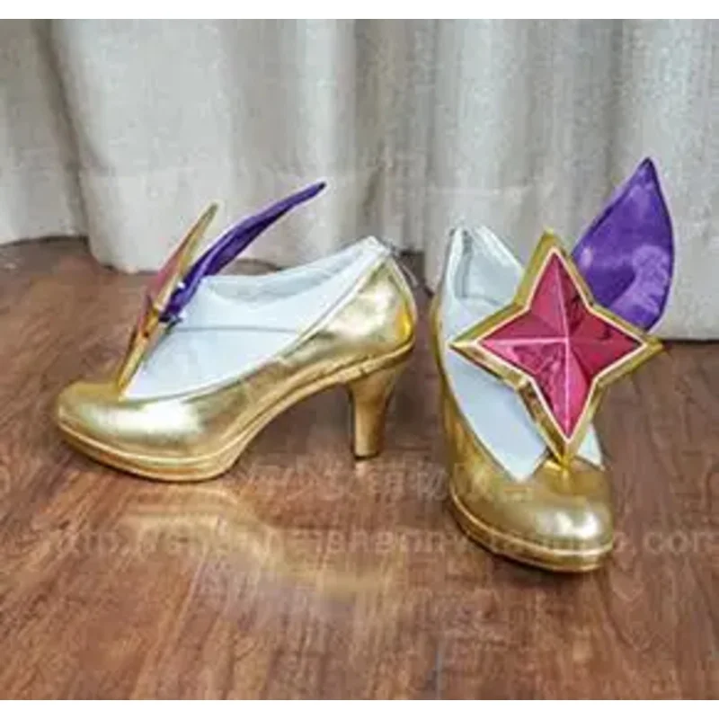 QWERT123Game Star Guardian Туфли LOL на высоком каблуке Magic Girls Ahri Обувь для косплея ASDFGHJK123456