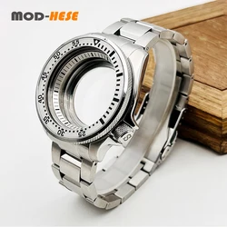 42mm SKX007 Watch Case and Strap Set Fit for NH35 NH36 4R Movement Sapphire Glass SKX007 SRPD Watch Case and Bracelet