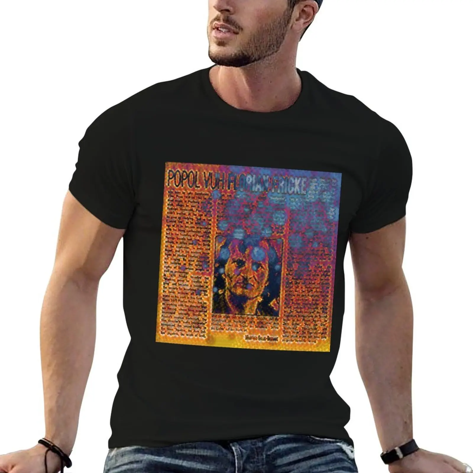 Camiseta Popol Vuh para hombre, camisetas de verano para hombre, camisetas para hombre, camisetas de marca de lujo de alta calidad