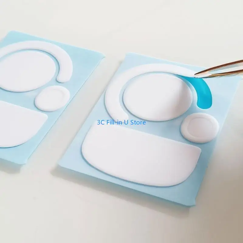 G8TA 1Set for GPROX Superlight Mouse Feet Sticker Mouse Skates Glides Curved Edges