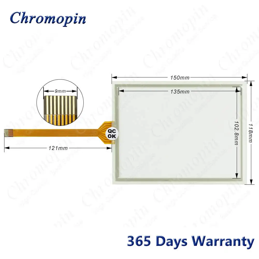 

GUNZE USA 100 025 G06502-1D Touch Screen Panel Glass Digitizer for GUNZE USA 100-025 G065-02-1D Touchpad