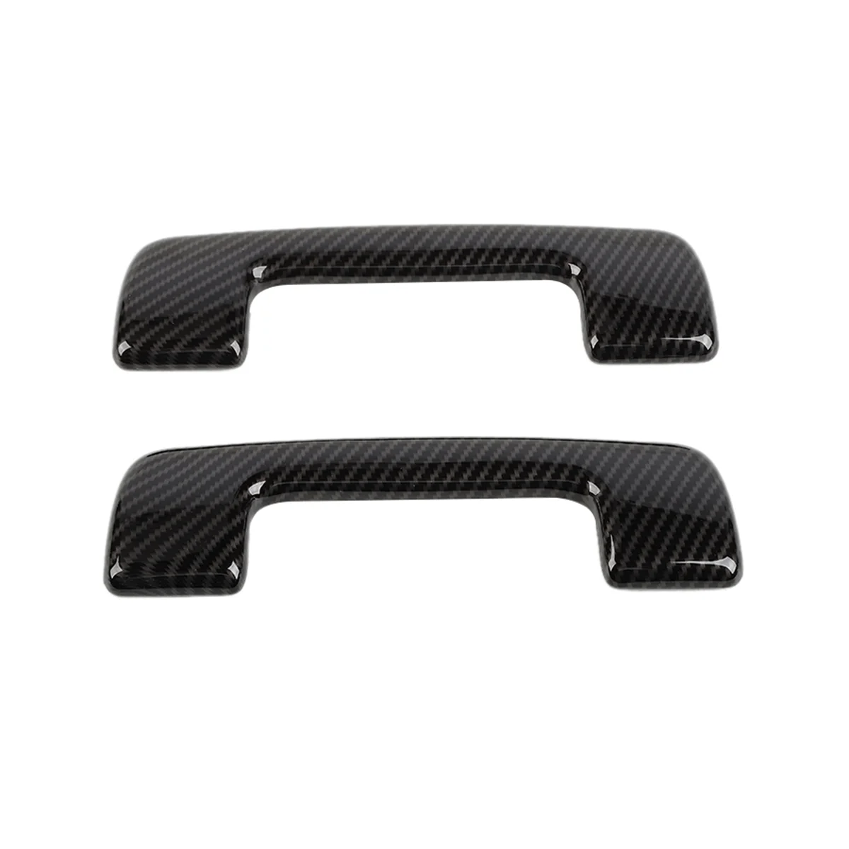 Car Roof Handle Cover Trim Accessories for Chevy Suburban 2020-2023 Tahoe GMC Yukon 2021-2023 - ABS Carbon Fiber