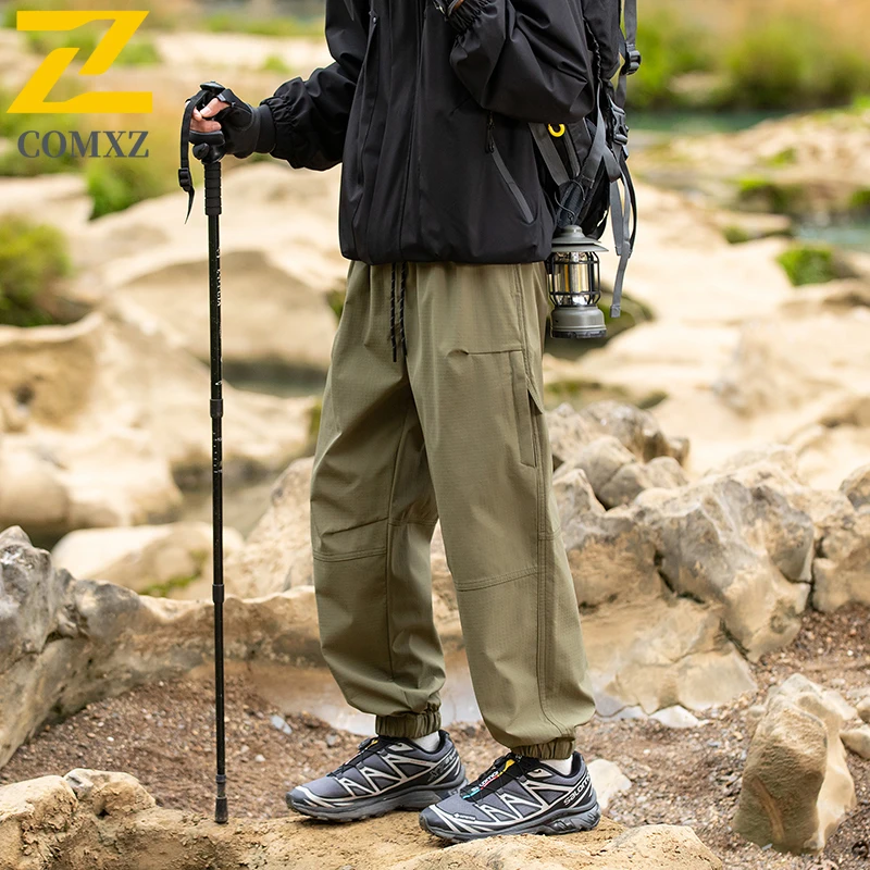 Mens Cargo Pants New Autumn Loose Fit Durable Fashion Classic Trousers Cycling Camping Outdoor Adventure Trendy Workwear Pants
