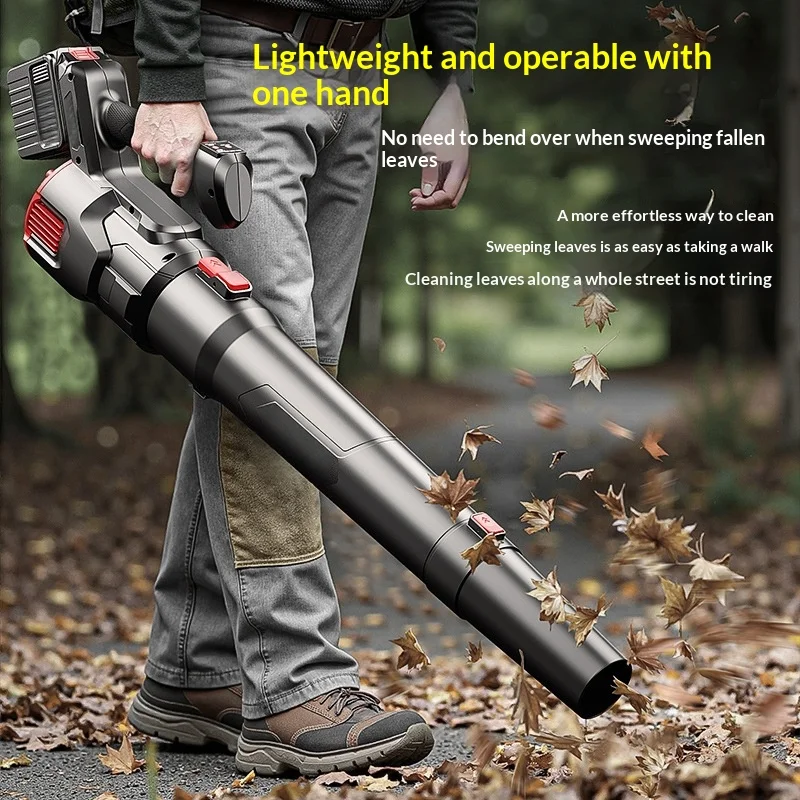 

Lithium Battery Powerful Leaf Blower High Power Industrial Dust Collector Snow Blower Garden Leaf Dust Removal Cleaning Tool