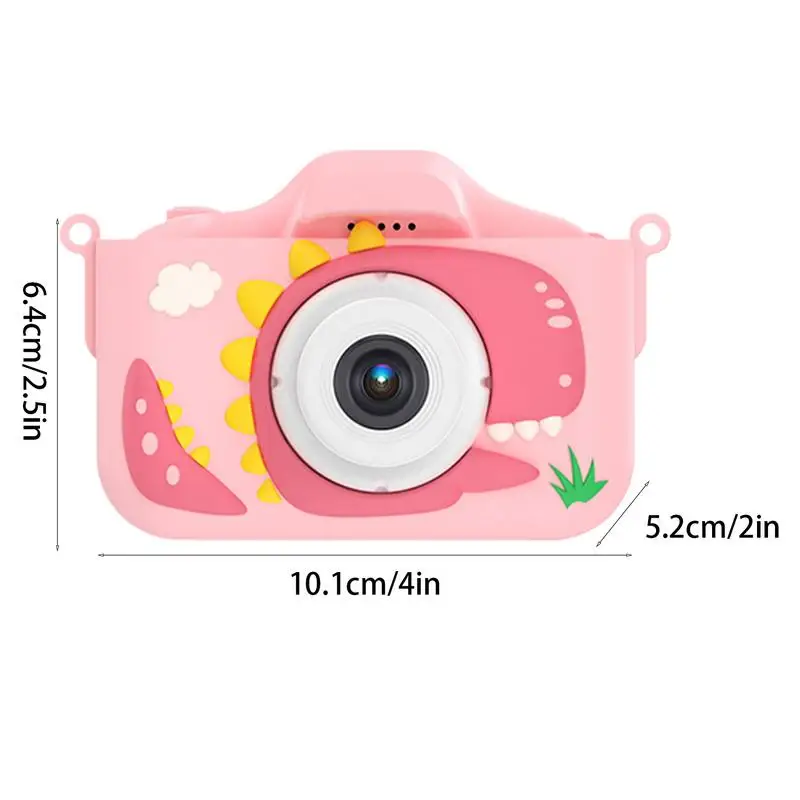 Toddler Digital Camera Dinosaur Dinosaur Kids Selfie Camera HD 1080P Multi-Functional Portable Video Camera For Toddler