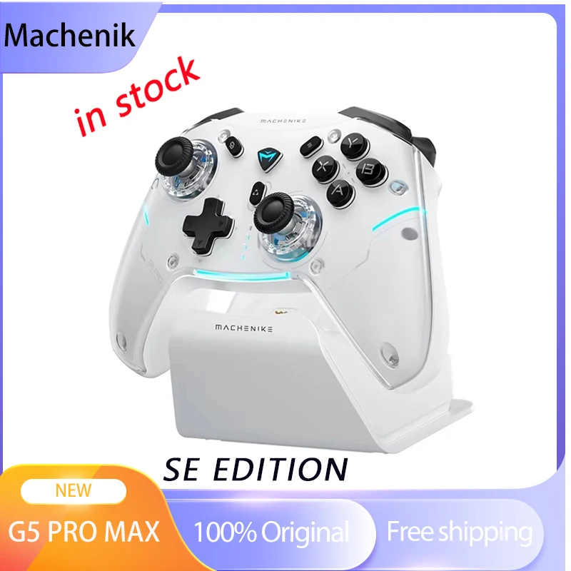 

Machenik G5pro Max Play With Base Three Modes G5 PRO MAX Optical Game Handle gamepad Hall Rocker Mechanic Switch Pc game