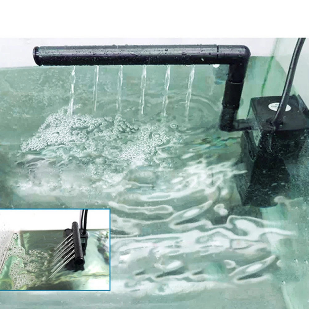 

1PC 3 in 1 Fish Tank Filter Pump 12V/24V 300L/H Multifunction Submersible Pump Aquarium Filter Pump - EU Plug (220-240V 30