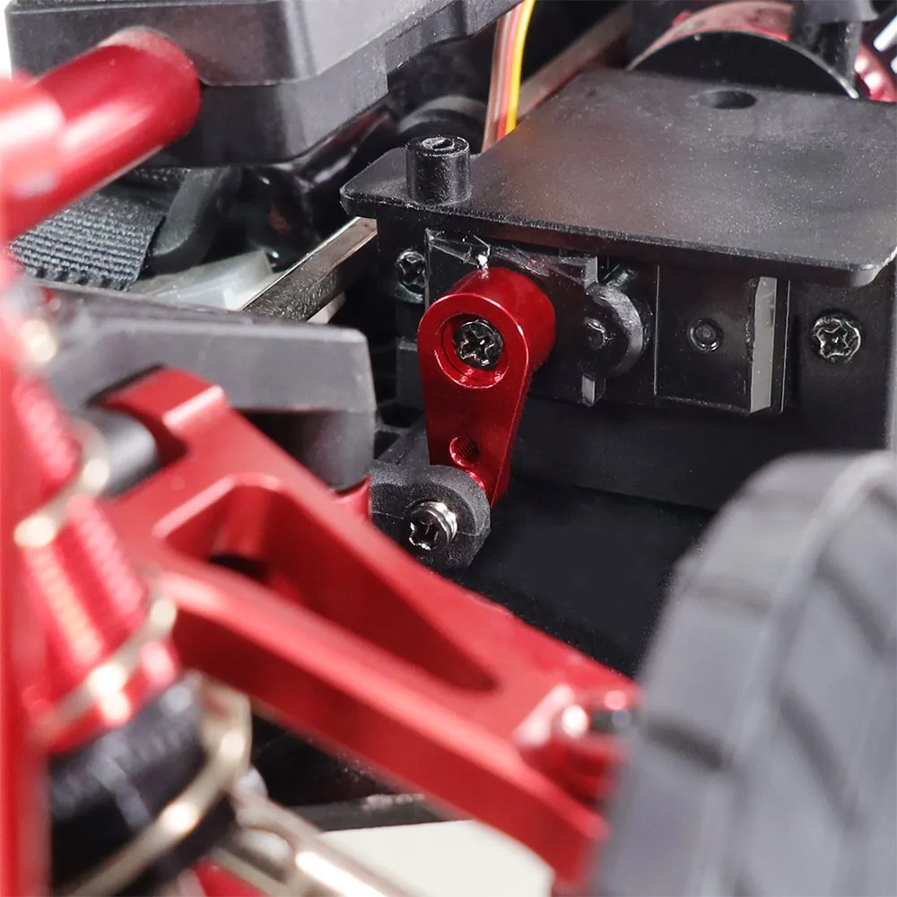 

MJX 1/14 1/16 Scale RC Cars 25T Metal Servo Arm OP Upgrade Parts High Strength Replacement Accessories Easy Install