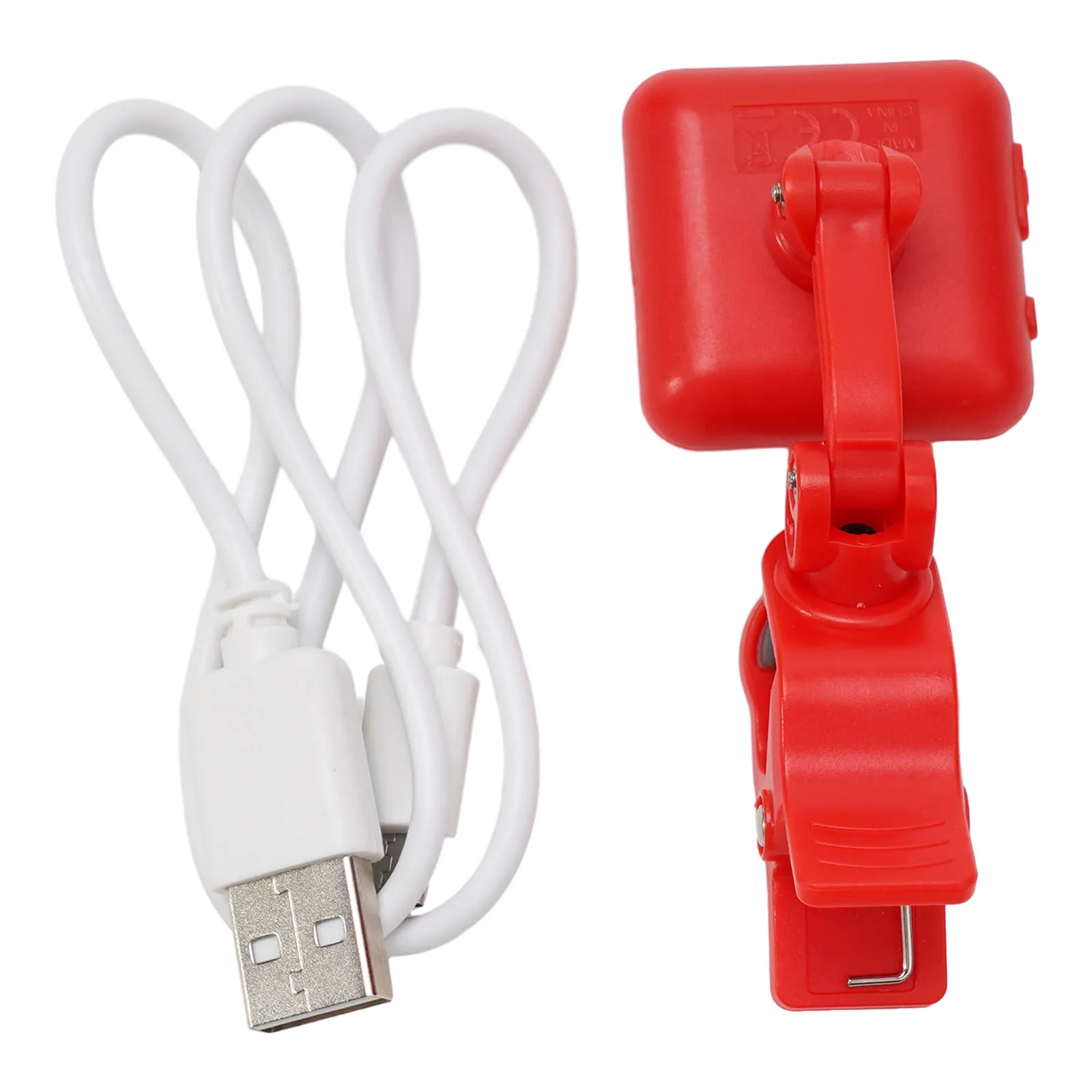 Brand New Musical Digital Tuner Compact Clip-On Digital Equipment Flexible High Definition Rechargeable Usb Data Cable White